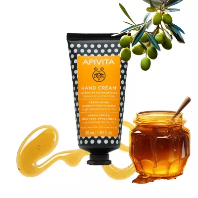APIVITA HAND CREAM KWAS HIALURONOWY & MIÓD