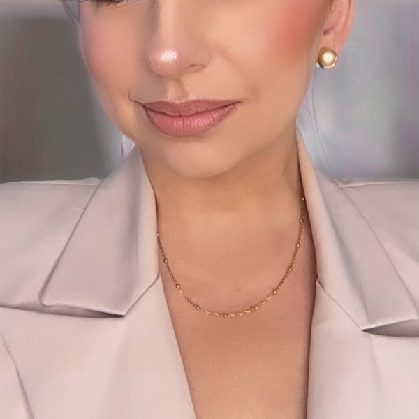 KOLCZYKI SMALL BALL ZŁOTE