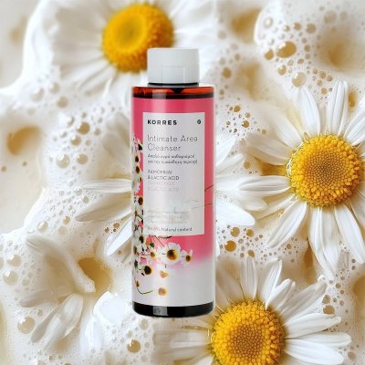 Naturalny żel do higieny intymnej z rumiankiem i kwasem mlekowym. Ochrona i równowaga pH.