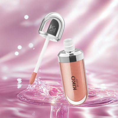 KIKO MILANO HYDRA 3D - Błyszczyk do ust z efektem lustra i 24H nawilżeniem.