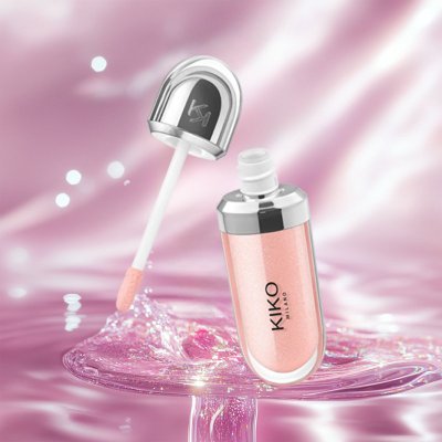 KIKO MILANO HYDRA 3D - Błyszczyk do ust z efektem lustra i 24H nawilżeniem.