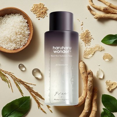 HARUHARU WONDER - BLACK RICE HYALURONIC TONER 300 ML SENSITIVE SKIN